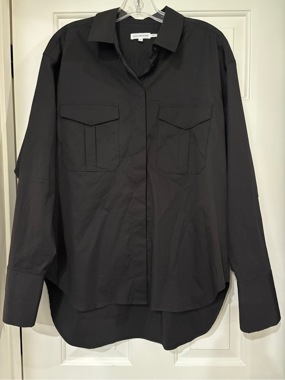 Good American Oversized Utility Shirt - Good American size 2 = US Medium